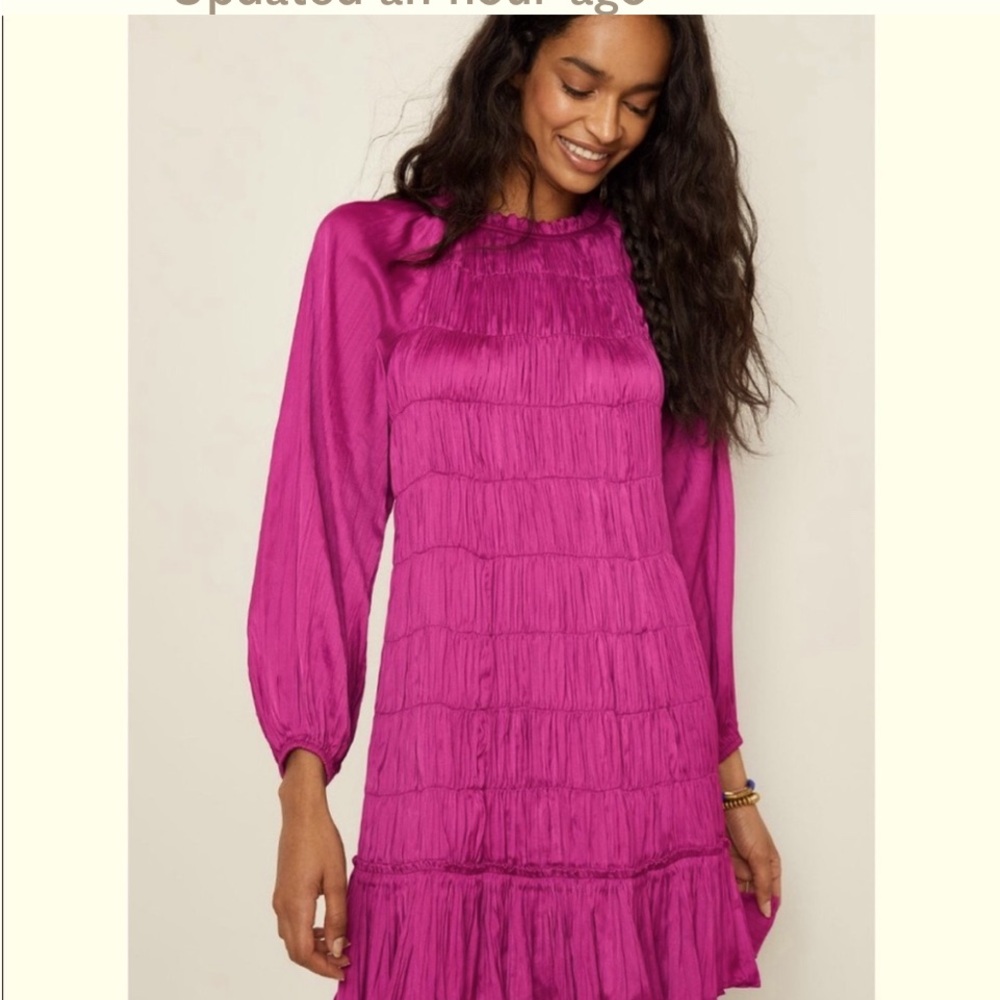 Maeve by Anthropologie purple dress sz MP
